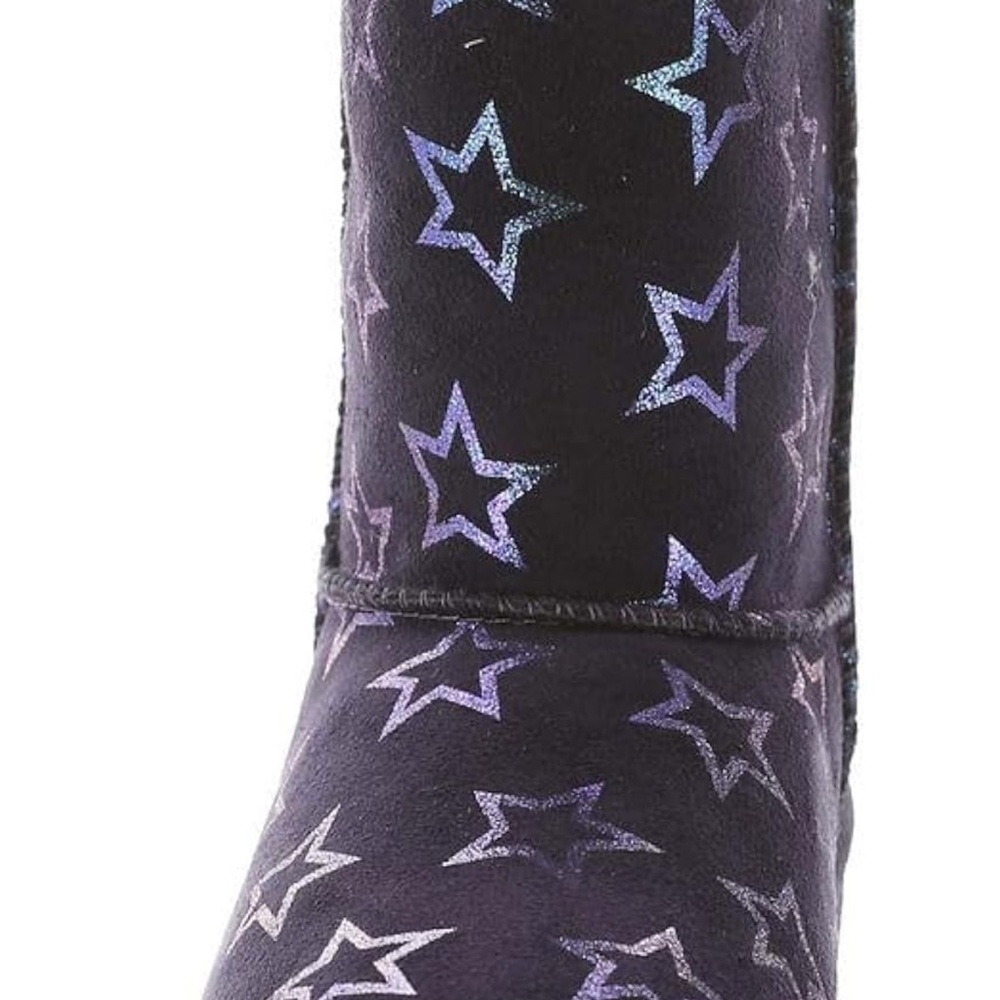 Youth UGG Classic II Iridescent Stars Nightshade/Purple Boots (NWT) - Picture 5 of 8